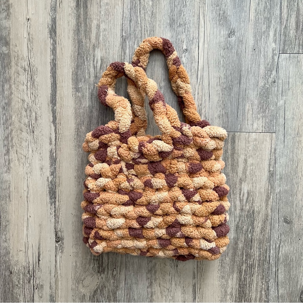 Handmade Crochet Mini/Medium Tote Hand Bag